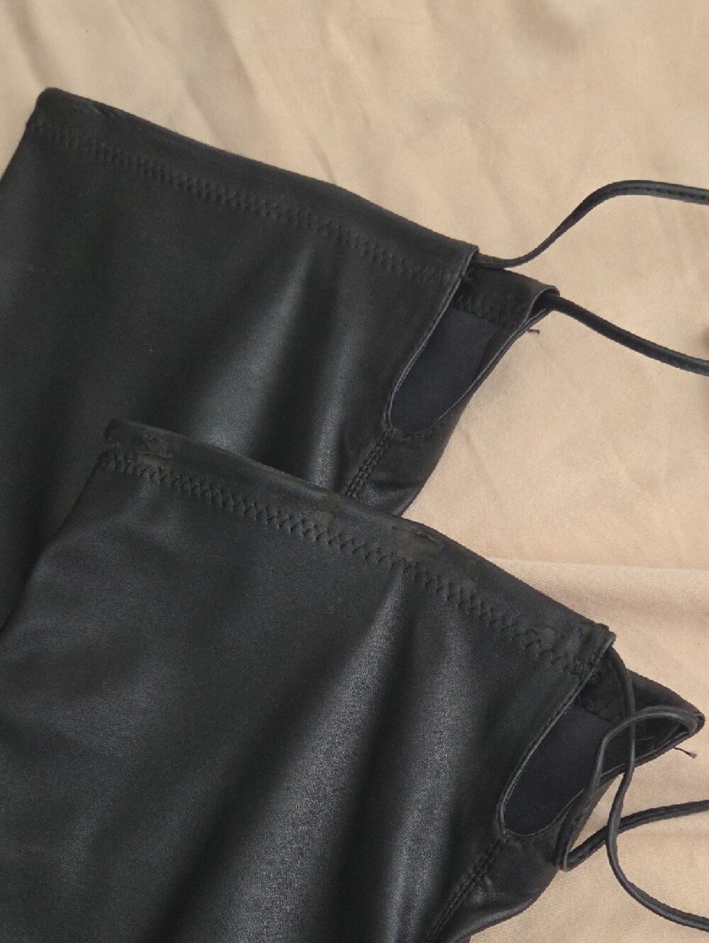 Black Over-the-Knee Stiletto Boots - Picture 4 of 5
